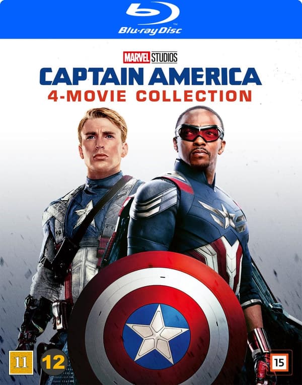 Captain America 1-4 (4 Blu-ray)