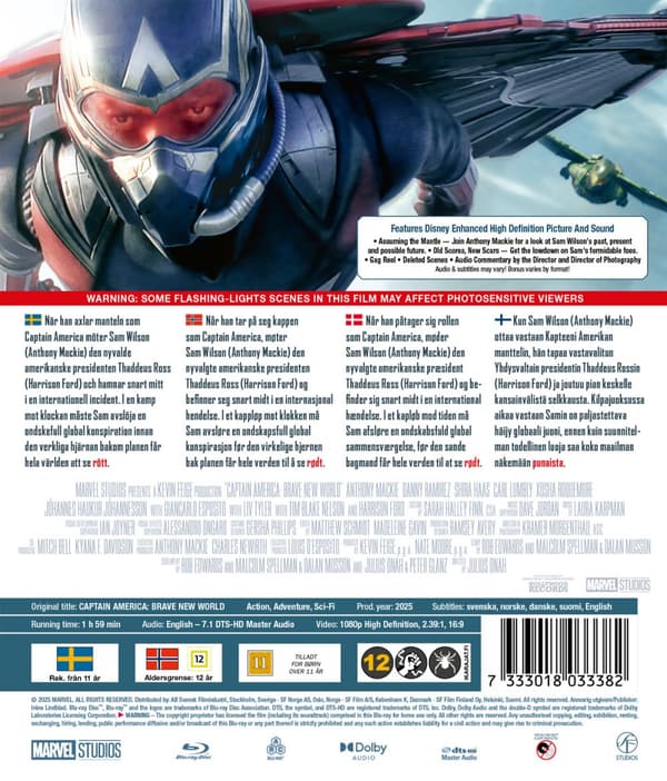 Captain America 4 / Brave New World (Blu-ray)