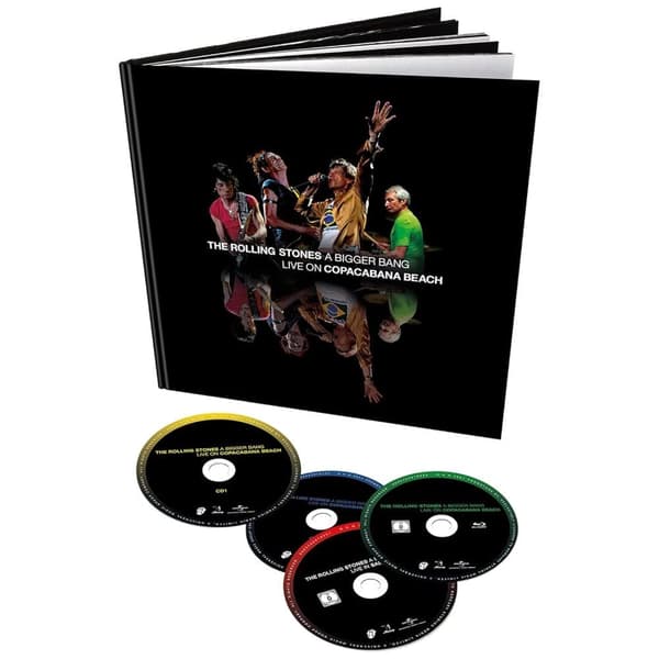 The Rolling Stones: A Bigger Bang - Live Copacabana Beach [E] 2CD/2Blu-ray Album Brand New