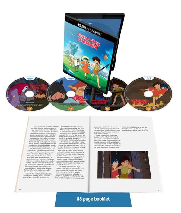 Future Boy Conan: Part 2 Limited Edition [PG] 4K UHD Brand New