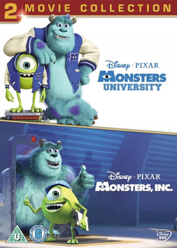 Monsters, Inc./Monsters University [U] DVD Brand New