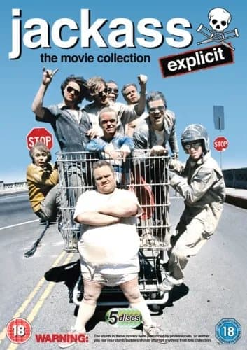 Jackass: The Movie Collection [18] DVD Box Set Brand New