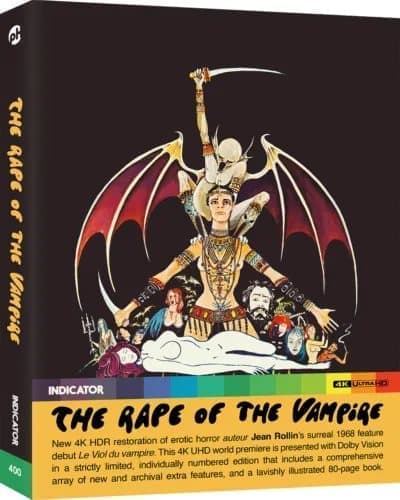 The Rape of the Vampire Limited Edition [18] 4K UHD Brand New