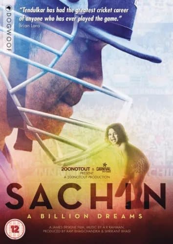 Sachin - A Billion Dreams [12] DVD Brand New