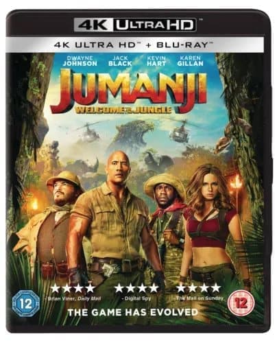 Jumanji: Welcome to the Jungle [12] 4K UHD Brand New