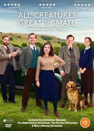 All Creatures Great & Small: Series 1-4 [12] DVD Box Set Brand New