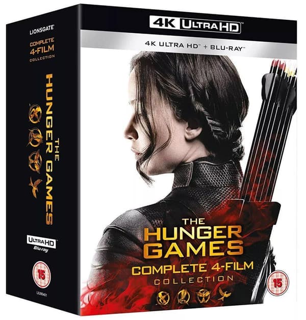 The Hunger Games: Complete 4-film Collection [15] 4K UHD Brand New