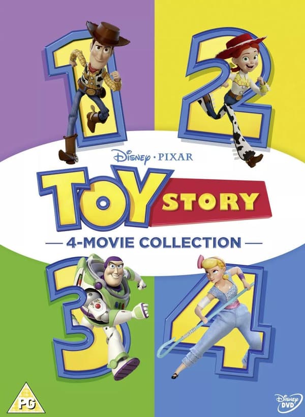 Toy Story: 4-movie Collection [PG] DVD Box Set Brand New