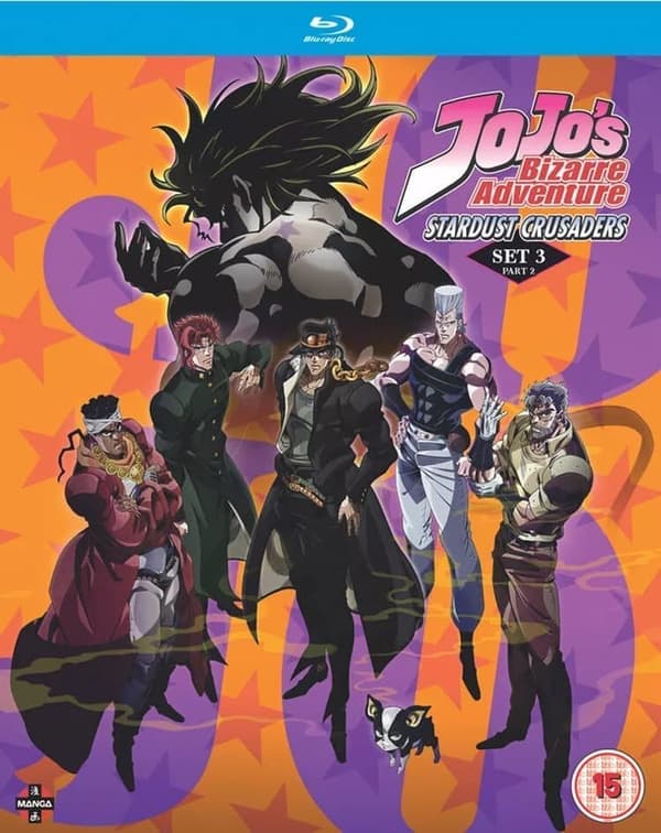 Jojo’s Bizarre Adventure Set 3: Stardust Crusaders - Part 2 [15] Blu-ray Brand New