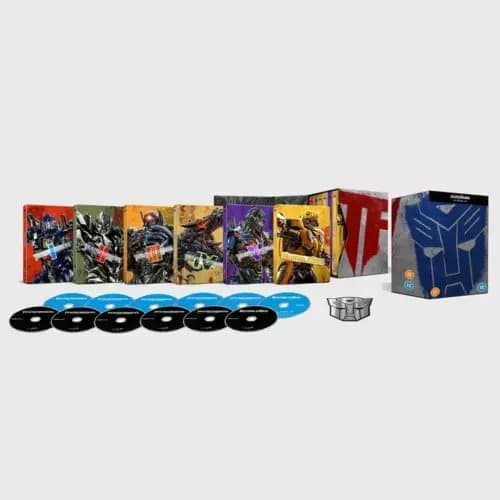 Transformers: 6-Movie Collection Steelbook Limited Edition [12] 4K UHD Box Set Brand New