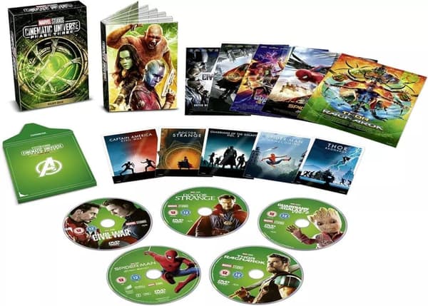 Marvel Studios Cinematic Universe: Phase Three - Part One DVD Box Set Brand New
