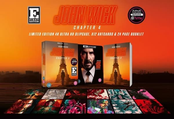 John Wick: Chapter 4 Limited Edition (hmv Exclusive) - First Edition [15] 4K UHD Brand New