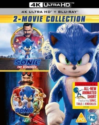 Sonic the Hedgehog: 2-movie Collection [PG] 4K Ultra HD Blu-ray Brand New