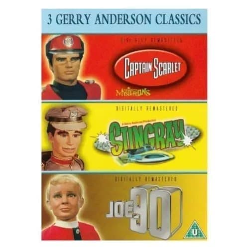 Joe 90/Captain Scarlet/Stingray [U] DVD Box Set Brand New