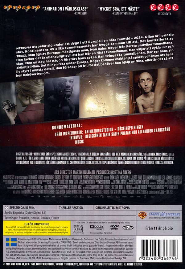 Metropia (DVD)