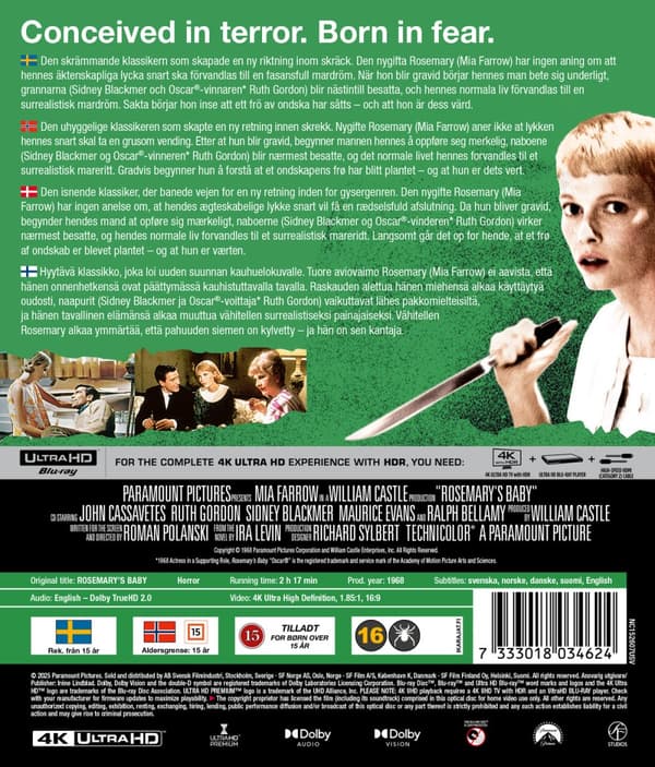 Rosemary's Baby (4K Ultra HD)