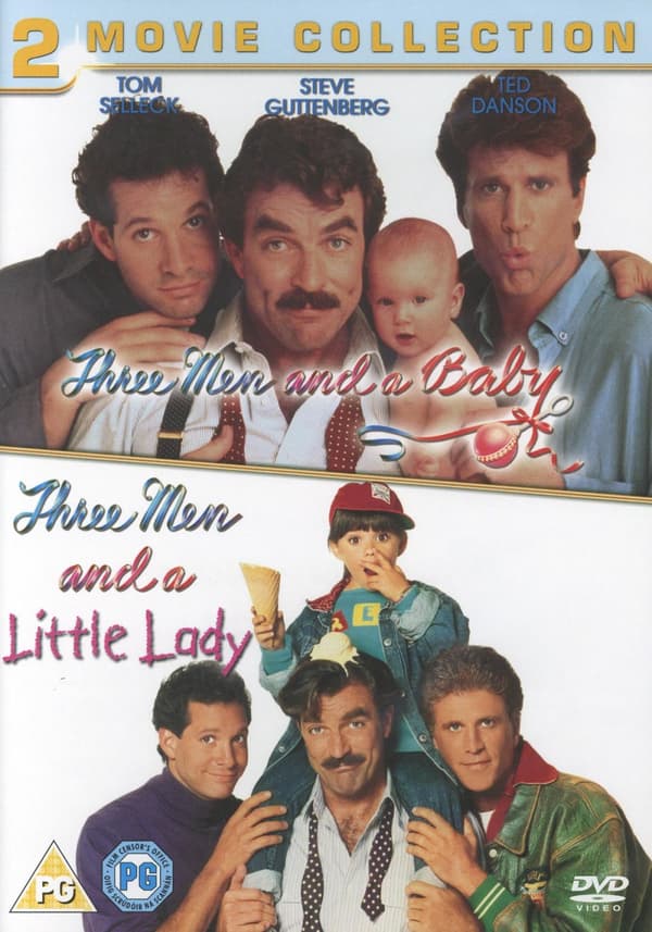 Tre män och en baby 1+2 (2 DVD)