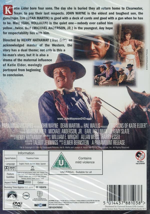 Katie Elders 4 söner (DVD)