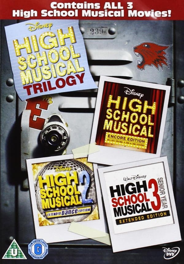 High school musical 1-3 (Ej svensk text) (3 DVD)