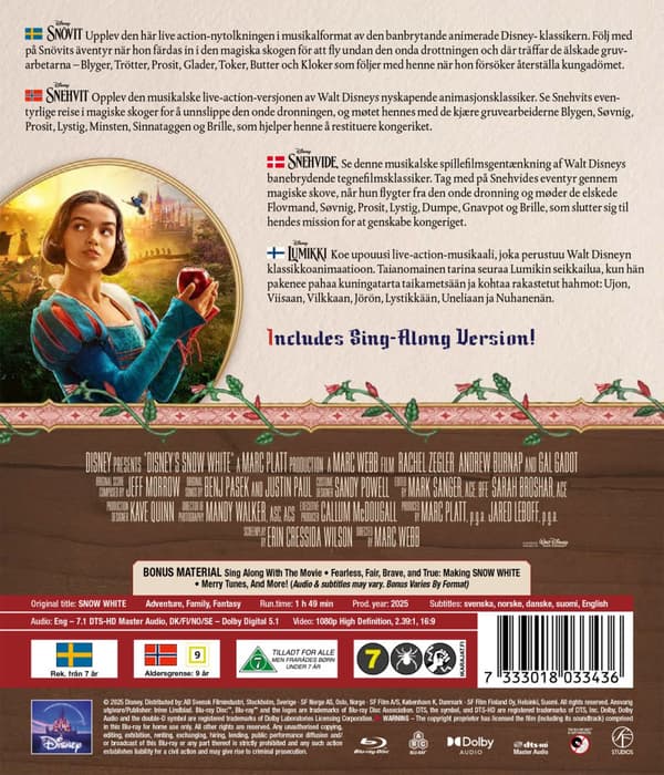 Snövit (2025) (Blu-ray)