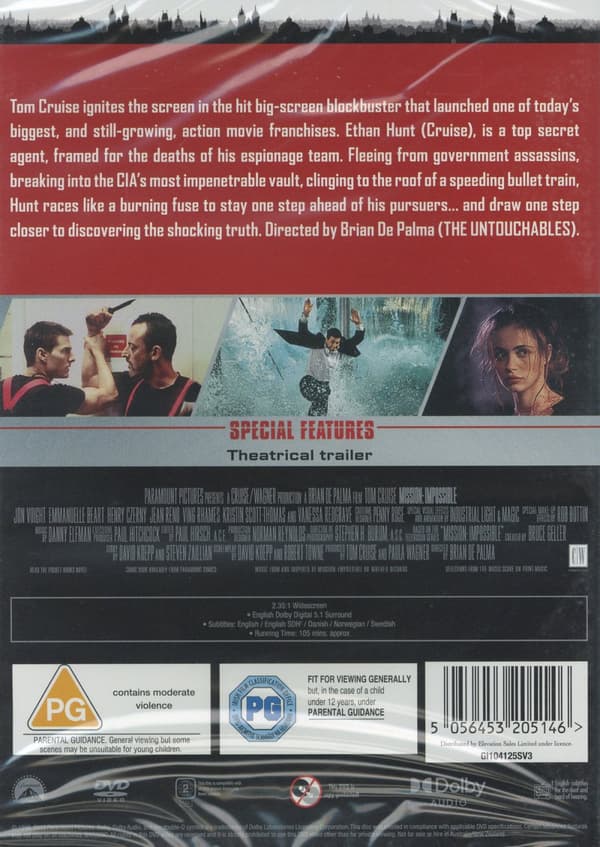 Mission: Impossible 1 (DVD)