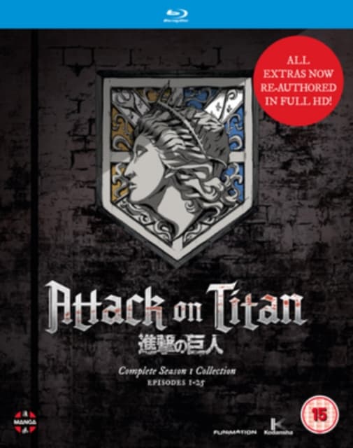 Attack on Titan - Complete Season 1 Collection (4 Blu-ray)