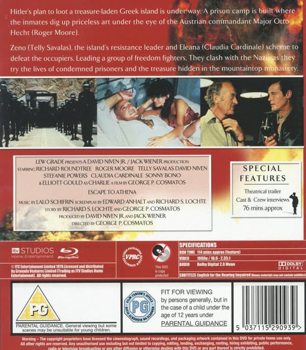 Escape to Athena (Blu-ray)