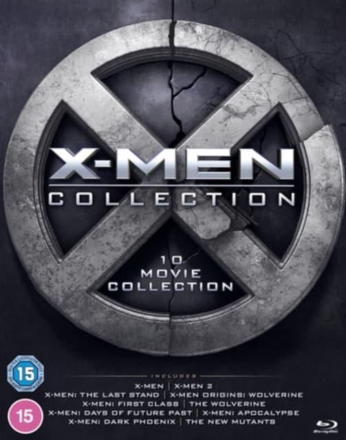 X-Men 1-10 Movie Collection (10 Blu-ray)