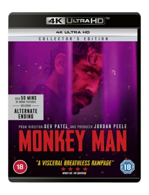 Monkey Man (4K Ultra HD)