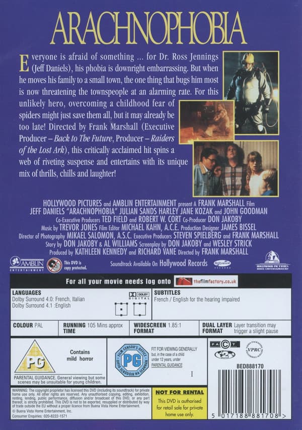 Arachnophobia (DVD)
