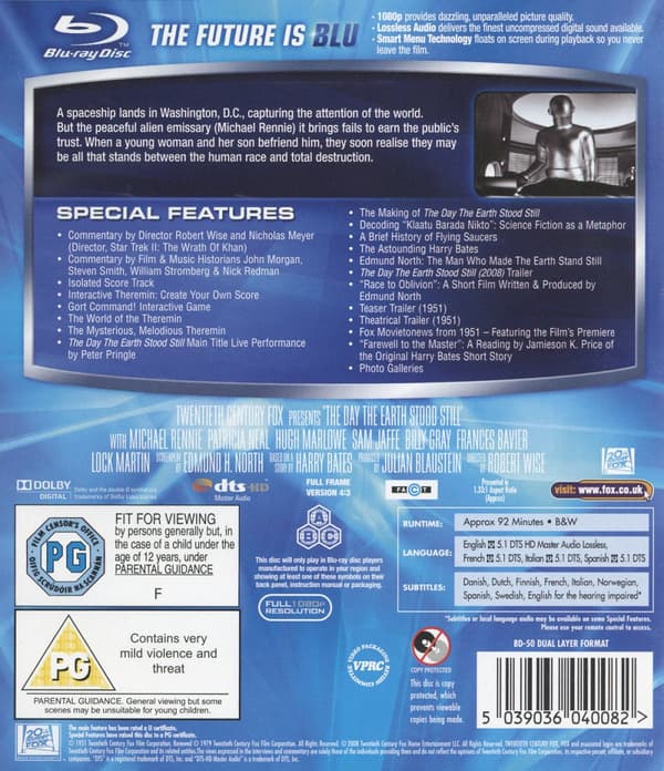 Day the Earth Stood Still (Blu-ray)