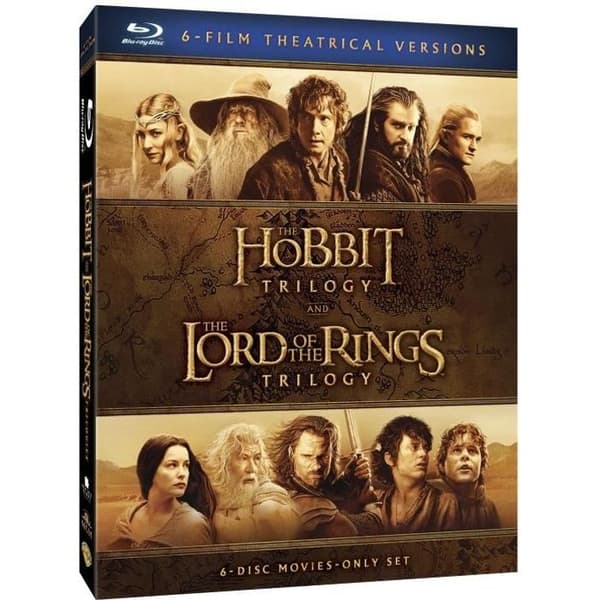 Blu-Ray The Hobbit och Sagan om ringen, trilogierna - Bioversion