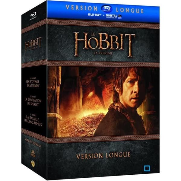 Blu-ray The Hobbit: The Trilogy Box (Lång version)