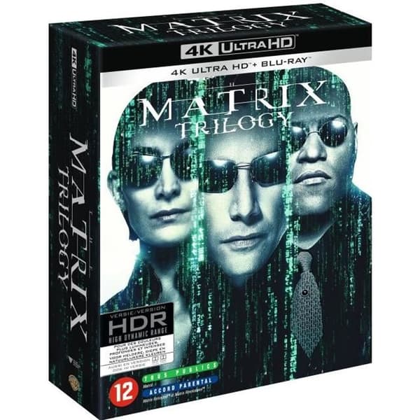 Matrix Trilogy 4K Blu-ray box set: Matrix, Matrix reloaded &amp; Matrix revolutions