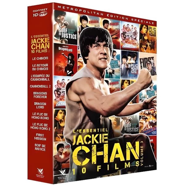 Metro Box Jackie Chan The Essential Number 3 10 filmer DVD - 3512392521041