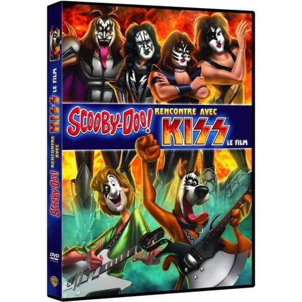 DVD Scooby-Doo! möte med Kiss - Warner Home Video - Tecknad - Barn - DVD