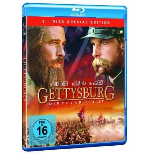 Warner Home Video - DVD 1000196377 - BLU-RAY FILM - BD * Gettysburg - Extended Edition (2 skivor) [Blu-ray] [Tysk import]