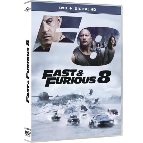 fast and furious 8 dvd + digital kopia 2017