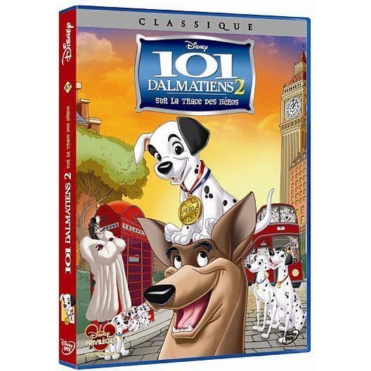 DVD - DISNEY - De 101 Dalmatiner 2 - Animation - Barn - Franska