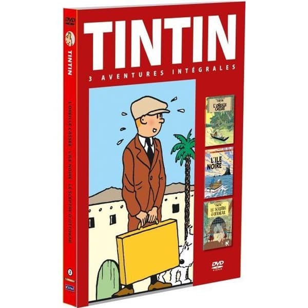 DVD Box Tintin, vol. 2: Den svarta ön; Guld...