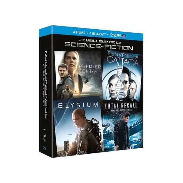 The Best of Science Fiction - Box set: Första kontakten + Välkommen till Gattaca + Elysium + Total Recall: programmerade memoarer