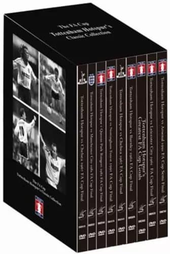 TOTTENHAM HOTSPUR: FA CUP CLASSIC COLLECTION DVD BOX SET R2 Region 2 (Brand New)