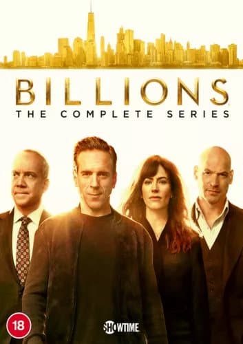 Billions: The Complete Series [18] DVD Box Set Region 2 (Brand New)