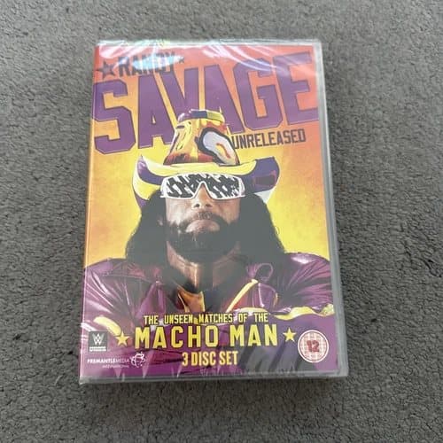 WWE: Randy Savage Unreleased The Unseen Matches Of The Macho Man DVD Rare Region 2 (Brand New)