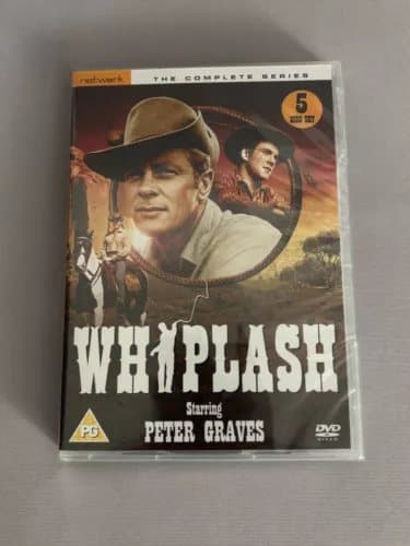 WHIPLASH THE COMPLETE SERIES DVD PETER GRAVES GENUINE Region 2 (Brand New)