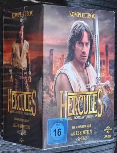 Hercules The Legendary Journeys Complete Series Season 1 2 3 4 5 6 DVD Box Set Region 2 (Brand New)