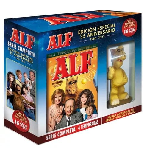 ALF: The Complete Series 1 2 3 4 & Toy Figure / Box Set Region 0 / FREE DVD (Brand New)
