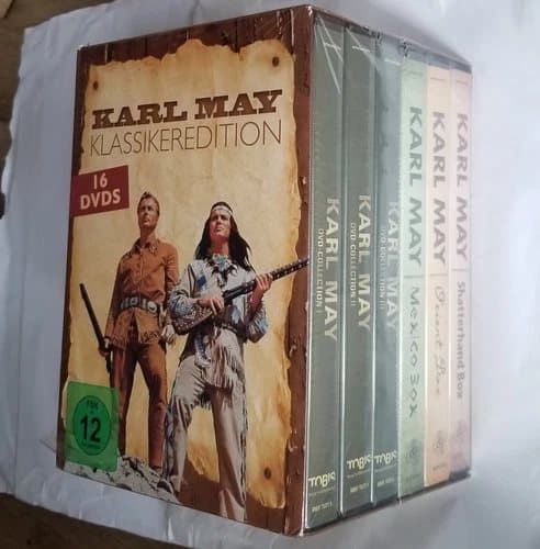 Karl May Classic Edition - Winnetou & Old Shatterhand - 16 DVD Box Set - Region 2 (Brand New)