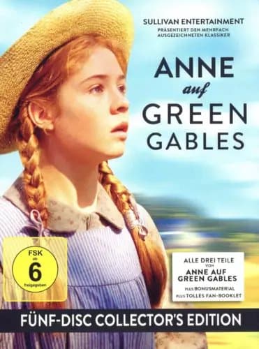 ANNE OF GREEN GABLES QUADRILOGY DVD COLLECTION PART 1 2 3 4 MOVIE FILM MEGAN F Region 2 (Brand New)