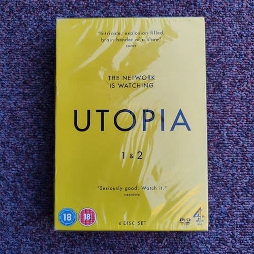 Utopia: Series 1 & 2 DVD RARE Channel 4 Drama - Region 2 (Brand New)